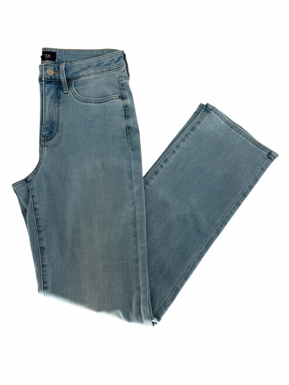NYDJ Relaxed Straight Jeans Light Wash Stretch Women's - Size 4